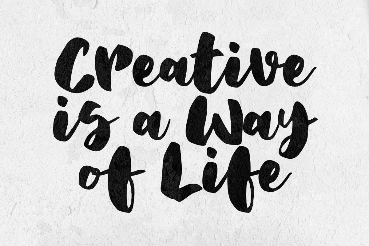 Artisan Brush Font preview 3