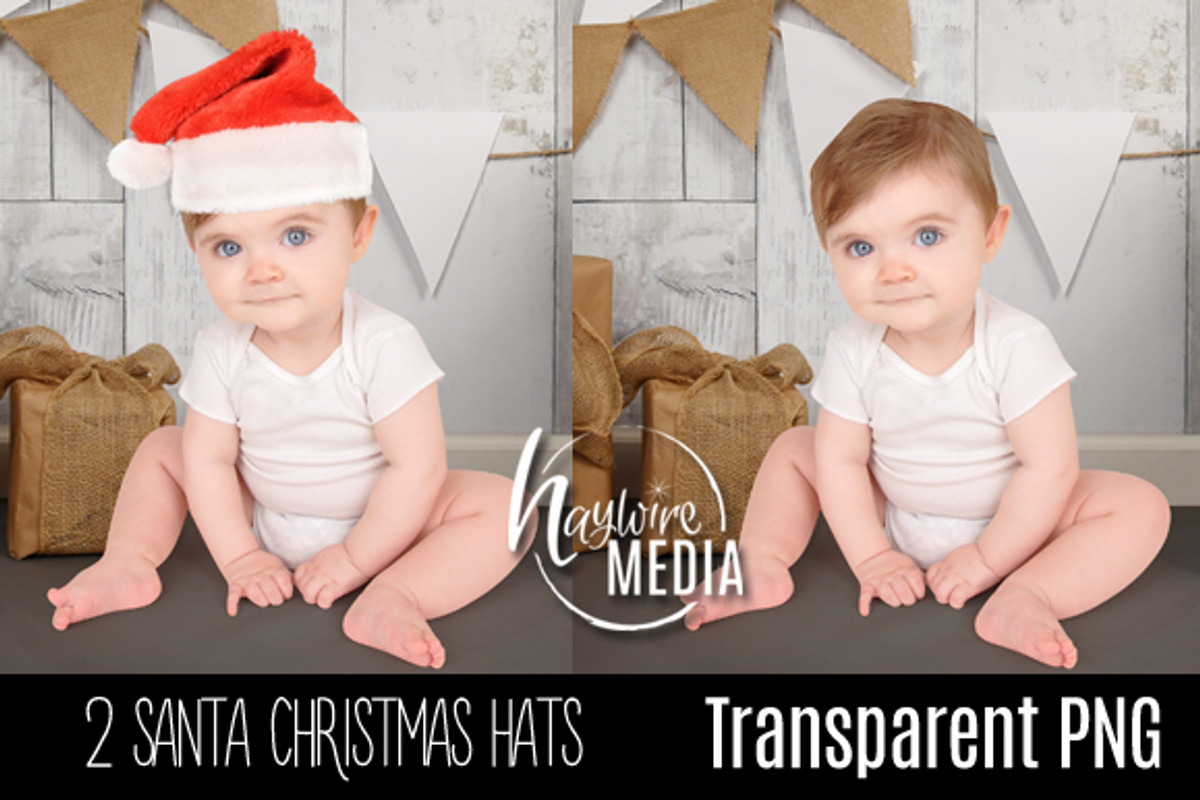 Digital PNG Christmas Santa Hat 2 preview 4