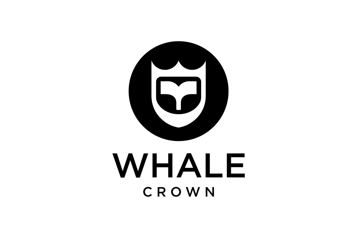 Whale Crown Logo Design, a Branding & Logo Template by Buqancreative (Photo 4 of 4)