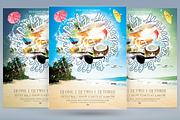 Beach Party Flyer, a Flyer Template by tmcom (Thumbnail 1 of 2)