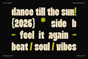 Kilgar - Heavy Bold Condensed Font, a Sans Serif Font by RagamKata (Thumbnail 7 of 10)