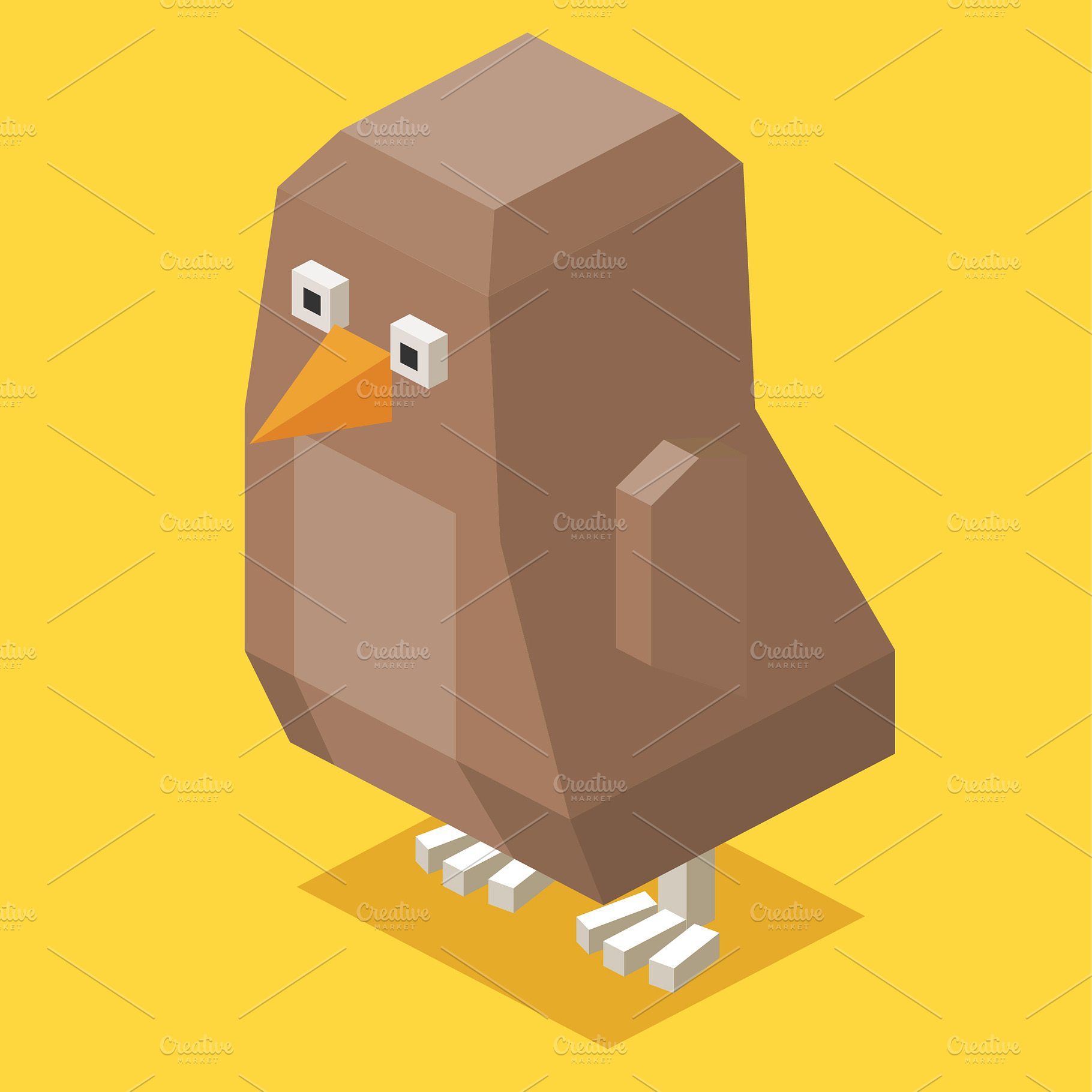 3D Illustration Isometric Collection, an Animal 3D Model by Designbytowo (Photo 14 of 16)