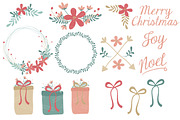 Soft Christmas Wreath Vectors, an Illustration by Amanda Ilkov (Thumbnail 3 of 5)