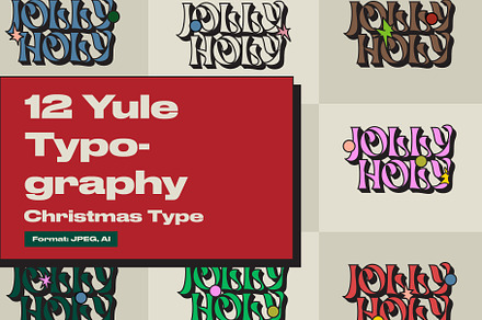 Yule | Christmas Typography
