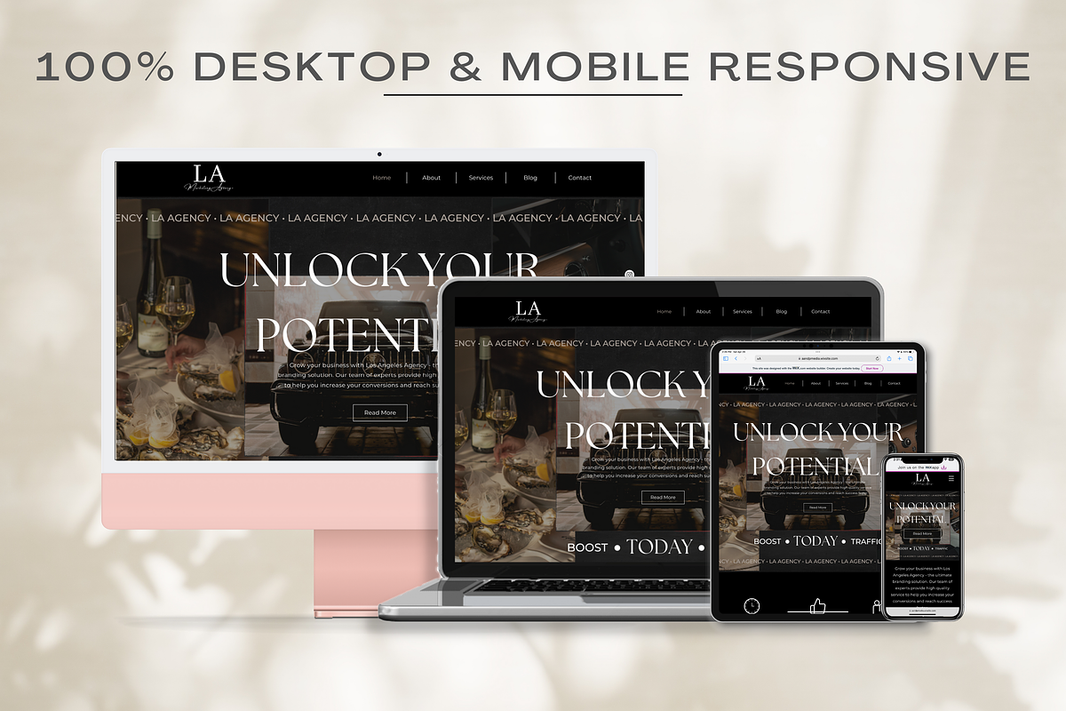 Wix Website for Marketing Agency, a Websites & App Template by Cosmic Design (Photo 6 of 9)