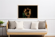 Adam & Eve with Forbidden Fruit Art, a Person Photo by PrintablesByFranklyn (Thumbnail 7 of 8)