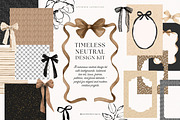 Timeless Neutral Design Kit, a Decorative Illustration by PeDe Designs (Thumbnail 1 of 15)