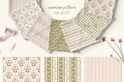 Natural Frames, Backgrounds, Pattern, a Pattern Graphic by Cozy pattern shop (Thumbnail 3 of 12)