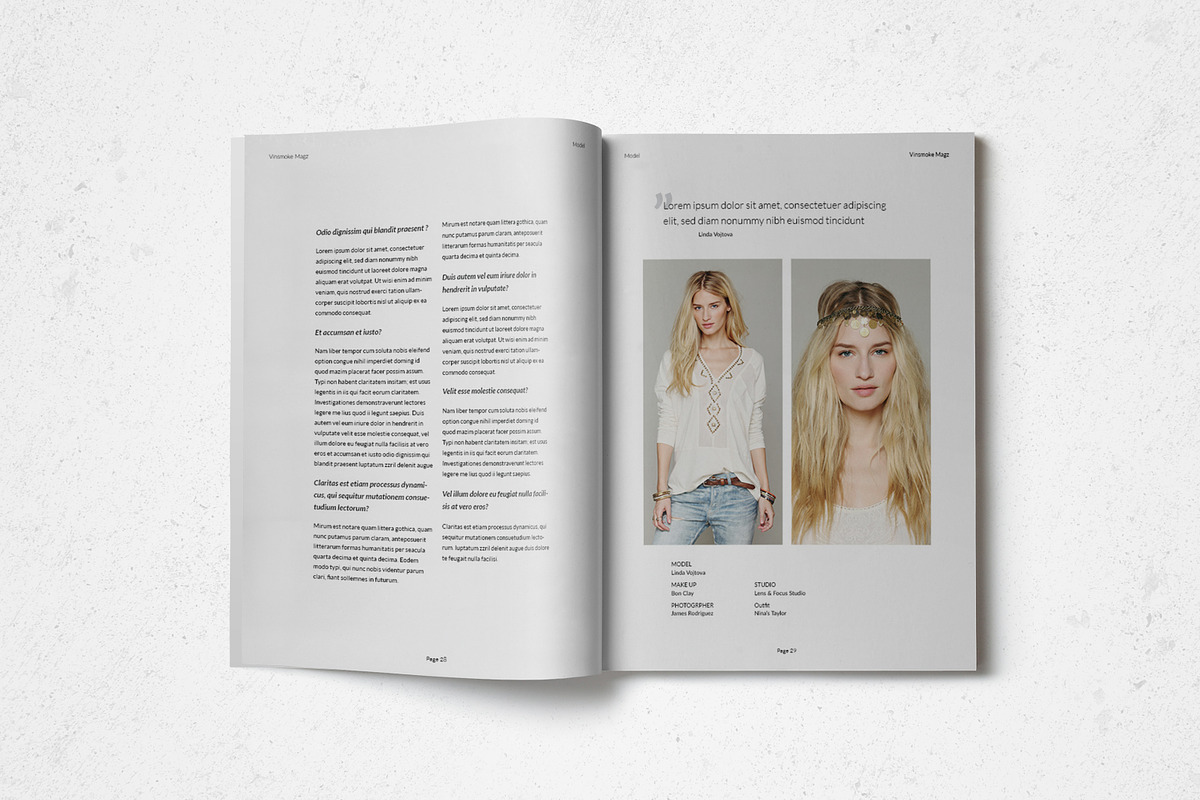 Vinsmoke Magazine (2017 Edition), a Magazine Template by Bokuto (Photo 4 of 9)