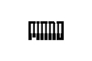 Piano Musical Symphony Logo, a Branding & Logo Template by Buqancreative (Thumbnail 1 of 2)