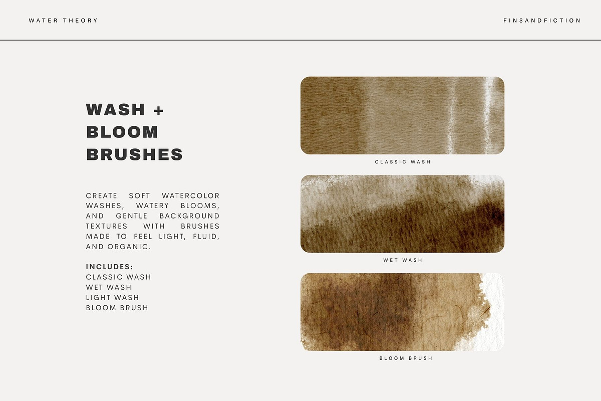 Water Theory | Procreate Brushes, a Brush Add-On by Fins and Fiction (Photo 5 of 9)