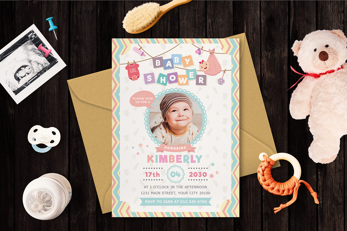 BABY SHOWER INVITATION, an Invitation Template by Totem Invitation House (Photo 2 of 6)