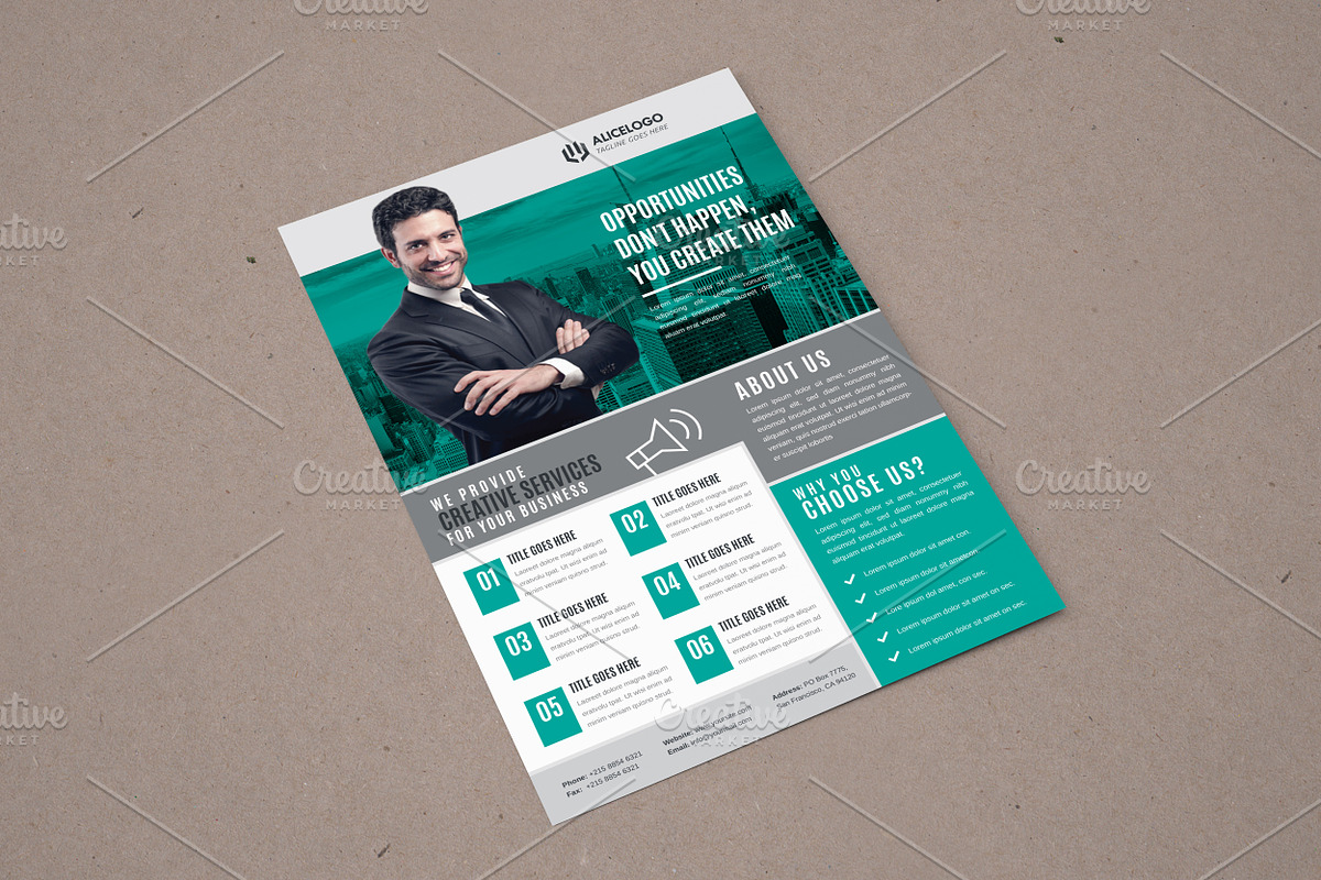 Flyer Template, a Flyer Template by Alice_s (Photo 10 of 10)