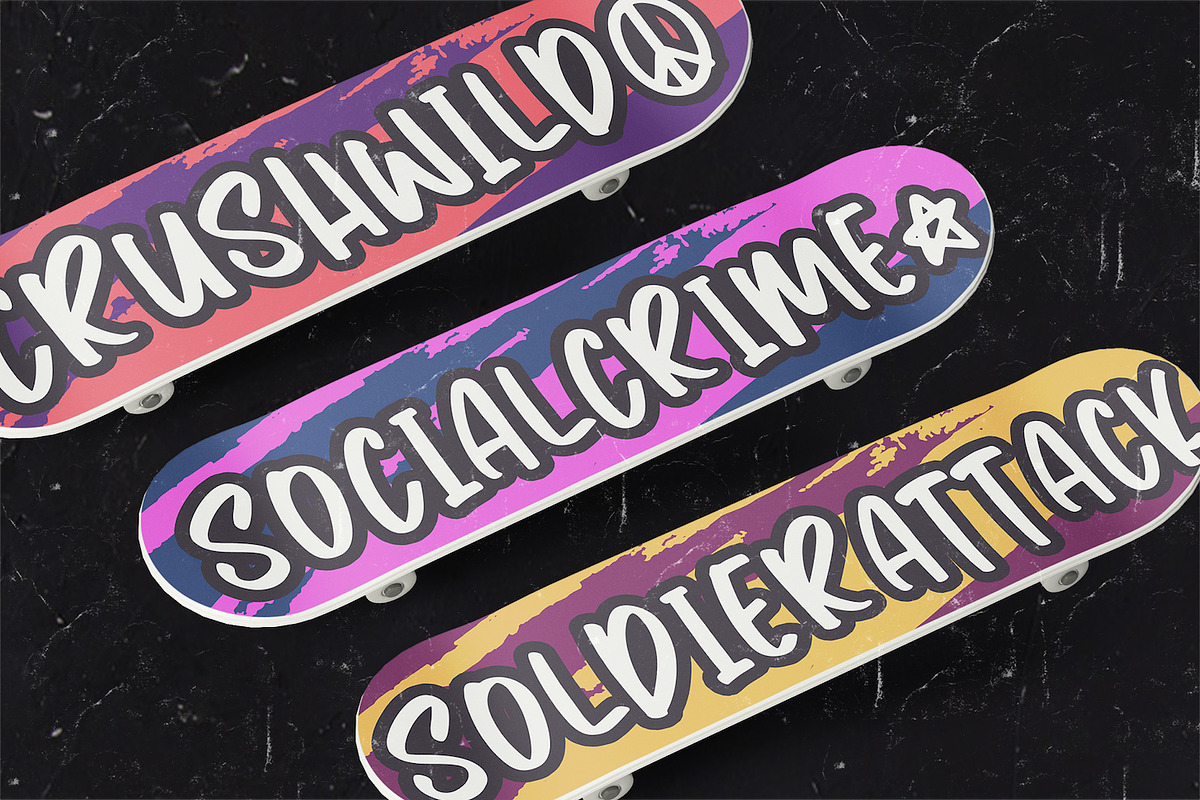 Avenus Type - Quirky Display Font preview 5