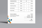 Invoice Design Layout, a Stationery Template by MightyDesign (Thumbnail 5 of 8)