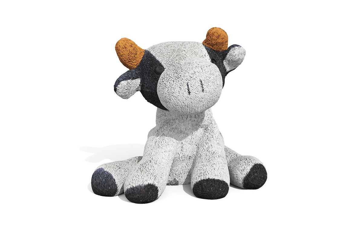 Toy Little Cow, an Animal 3D Model by 3DCargo (Photo 3 of 16)