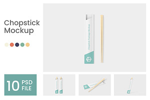Chopstick Mockup, a Packaging Mockup by tiyasprabawa