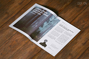 A4 Magazine | Brochure Mock-up, a Books & Magazine Mockup by WebAndCat (Thumbnail 24 of 32)