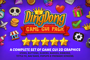 DINGDONG - Game GUI Pack, a Templates & Theme by Weirdsgn Store (Thumbnail 1 of 11)