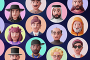 Facely v2 - MetaPeople 3D Avatar, a Characters & Person 3D Model by Illustraly Design (Thumbnail 2 of 6)