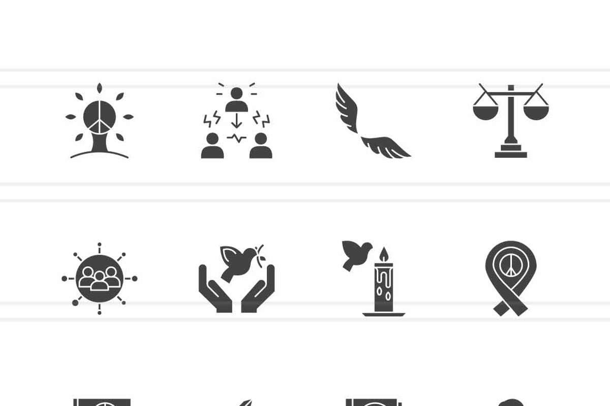 25 World Peace Day Icons, an Icon by IconBunny (Photo 2 of 2)