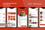 Delcy – Food Delivery & Pickup App, an App Template by trabaskriya (Thumbnail 1 of 5)