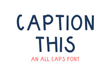 CAPTION THIS All Caps Font