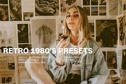 Vintage 1980's Lightroom Presets, an Action Add-On by Eugene Tantsurin