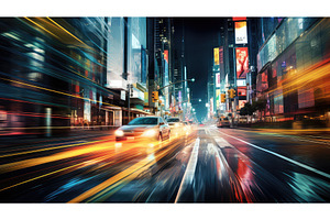 movement motion urban background ai, an Architecture Photo by pikepicture