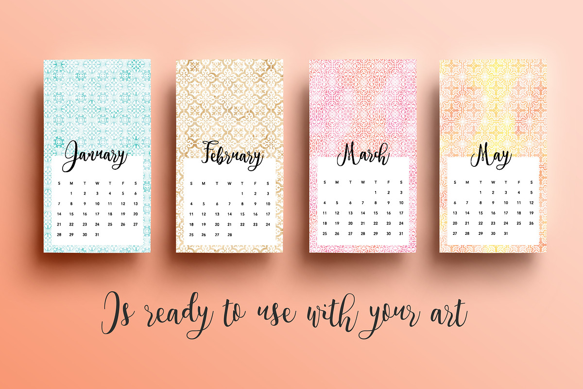 Create your own 2018 calendar, an Object Graphic by Small Space (Photo 2 of 7)