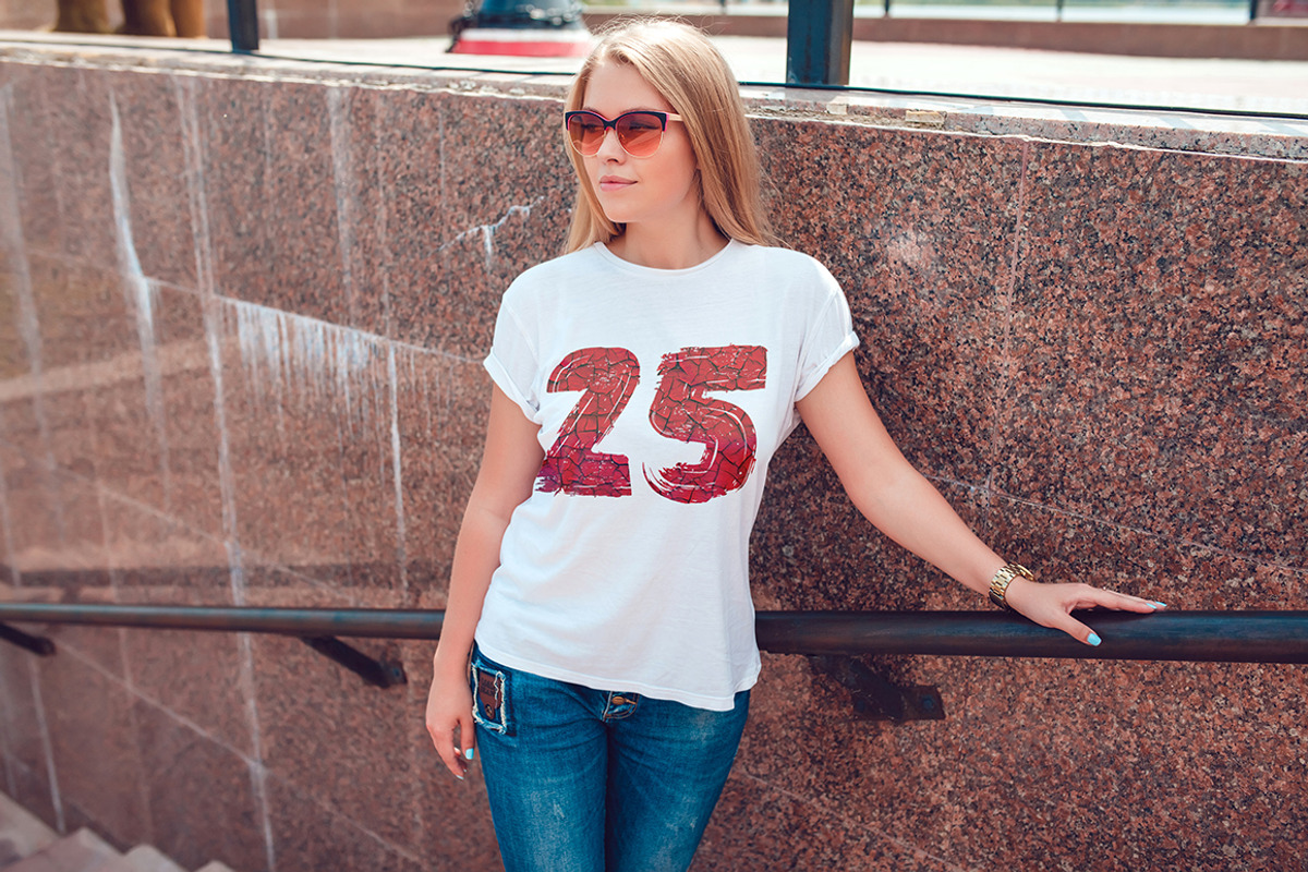 100 T-Shirt Mock-Up Bundle, a Shirt Mockup by Freeman Studio (Photo 23 of 42)