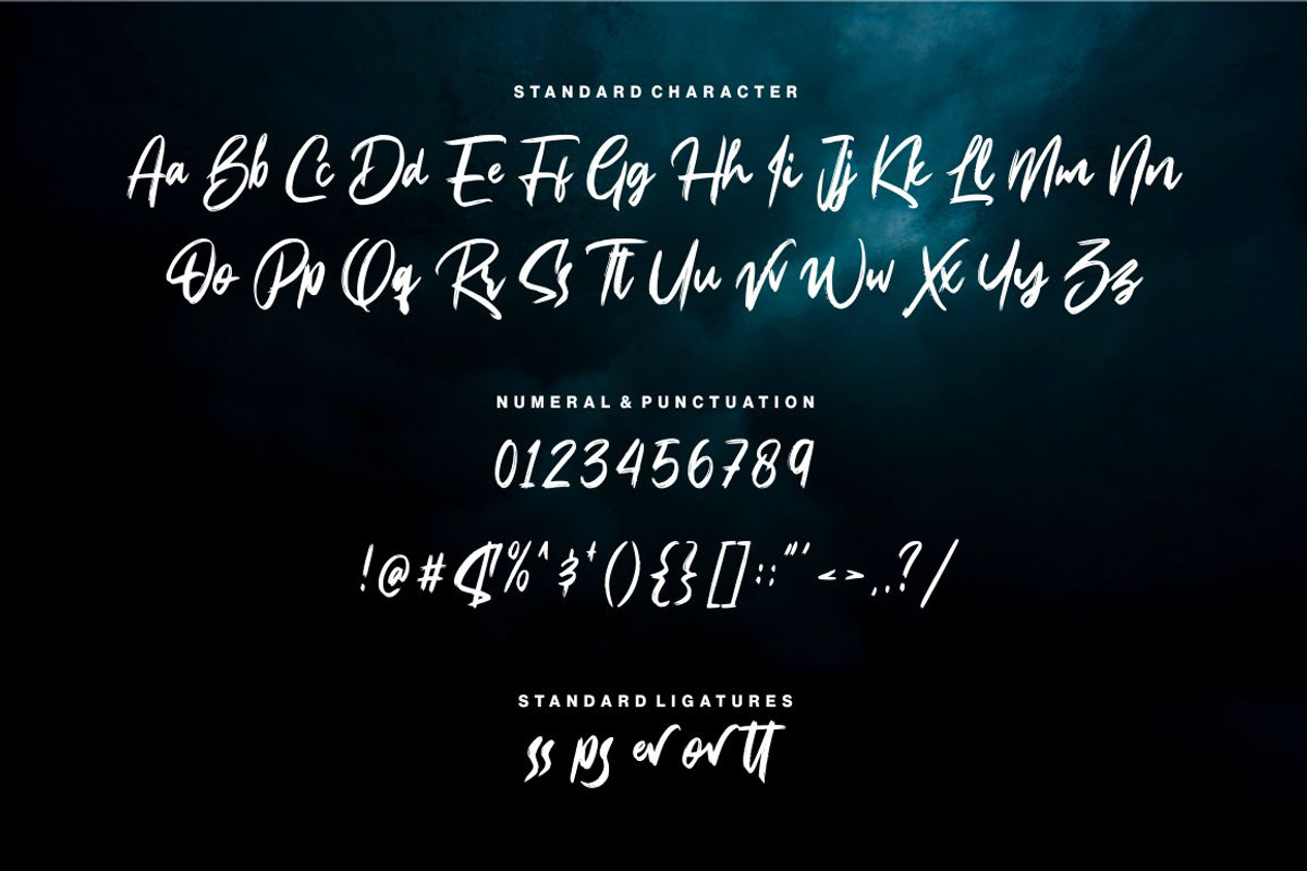 Bassheads - Hand-drawn Font preview 8