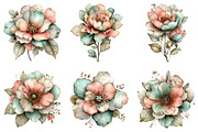 Whimsical spring tulip flowers clipa, an Illustration by SinaCreation (Thumbnail 3 of 11)
