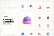 3D Clothing & Accessory Icons, an Emoji Icon by River Visual (Thumbnail 1 of 5)