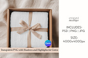 Muslin Blanket Mockup, a Merchandise Mockup by EmpaviMockups (Thumbnail 2 of 6)