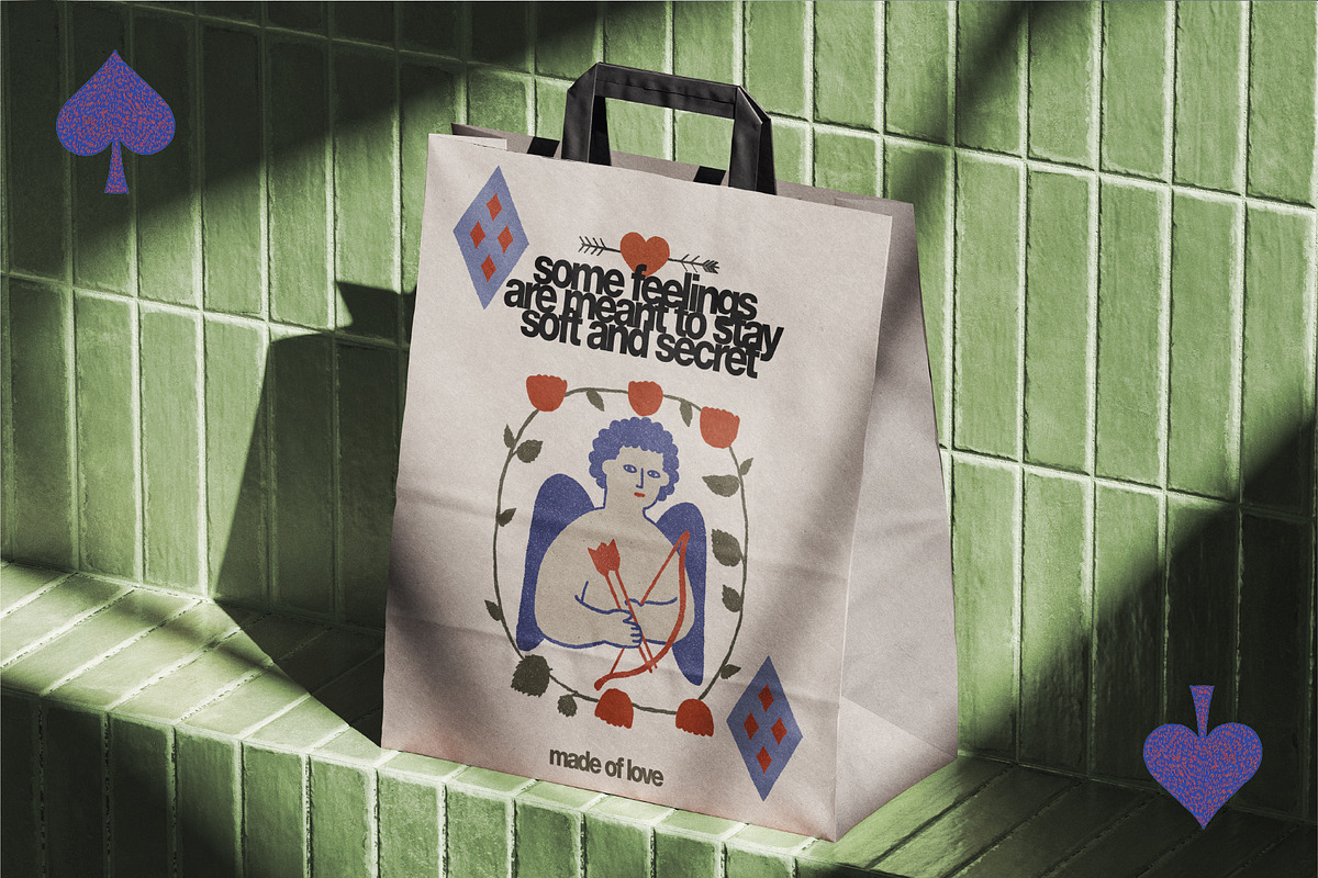 Vintage Valentine Collage Pack, an Object Illustration by Aleks.Flaks (Photo 10 of 18)