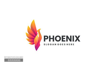 Phoenix Gradient Colorful Logo