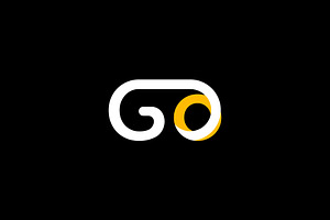 GO logo design. GO letter logo, a Branding & Logo Template by Design Store