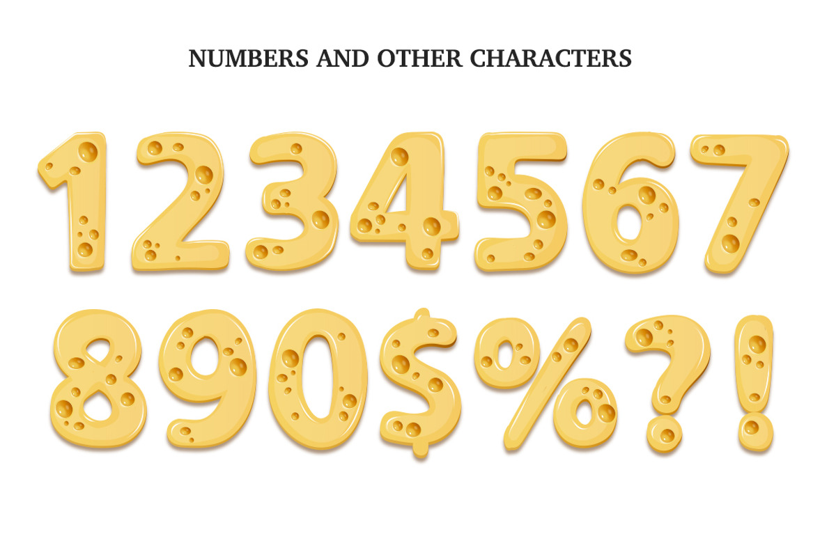 Cheese delicious characters set, an Object Graphic by ToozDesign (Photo 5 of 5)