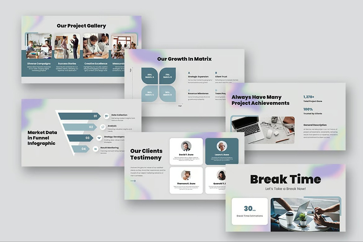 Digital Marketing Agency Keynote, a Presentation Template by Fit-tee (Photo 5 of 10)