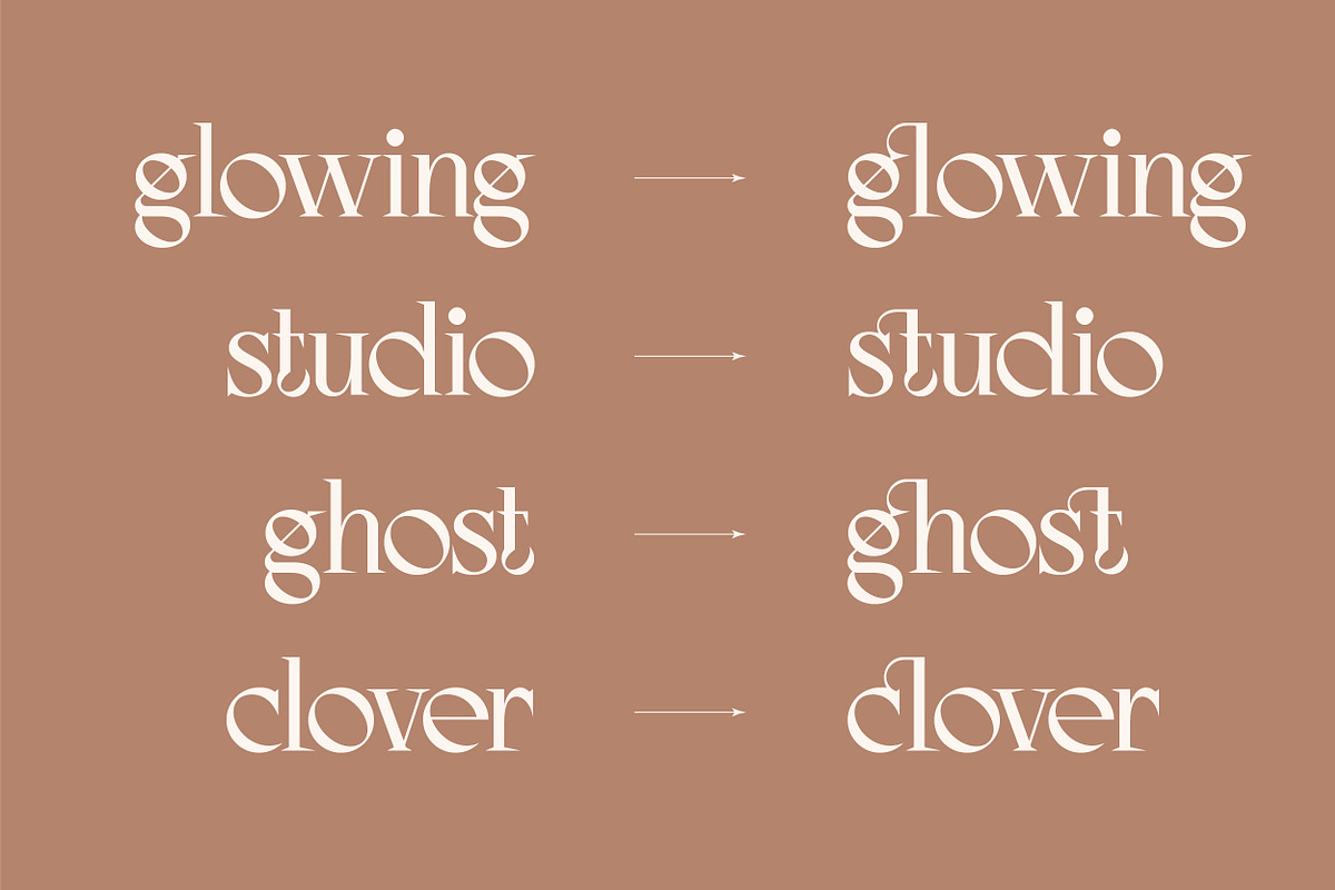 AO Mireille - Display Typeface, a Font by OwunStudio (Photo 11 of 15)