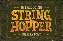 String Hopper - Display Font