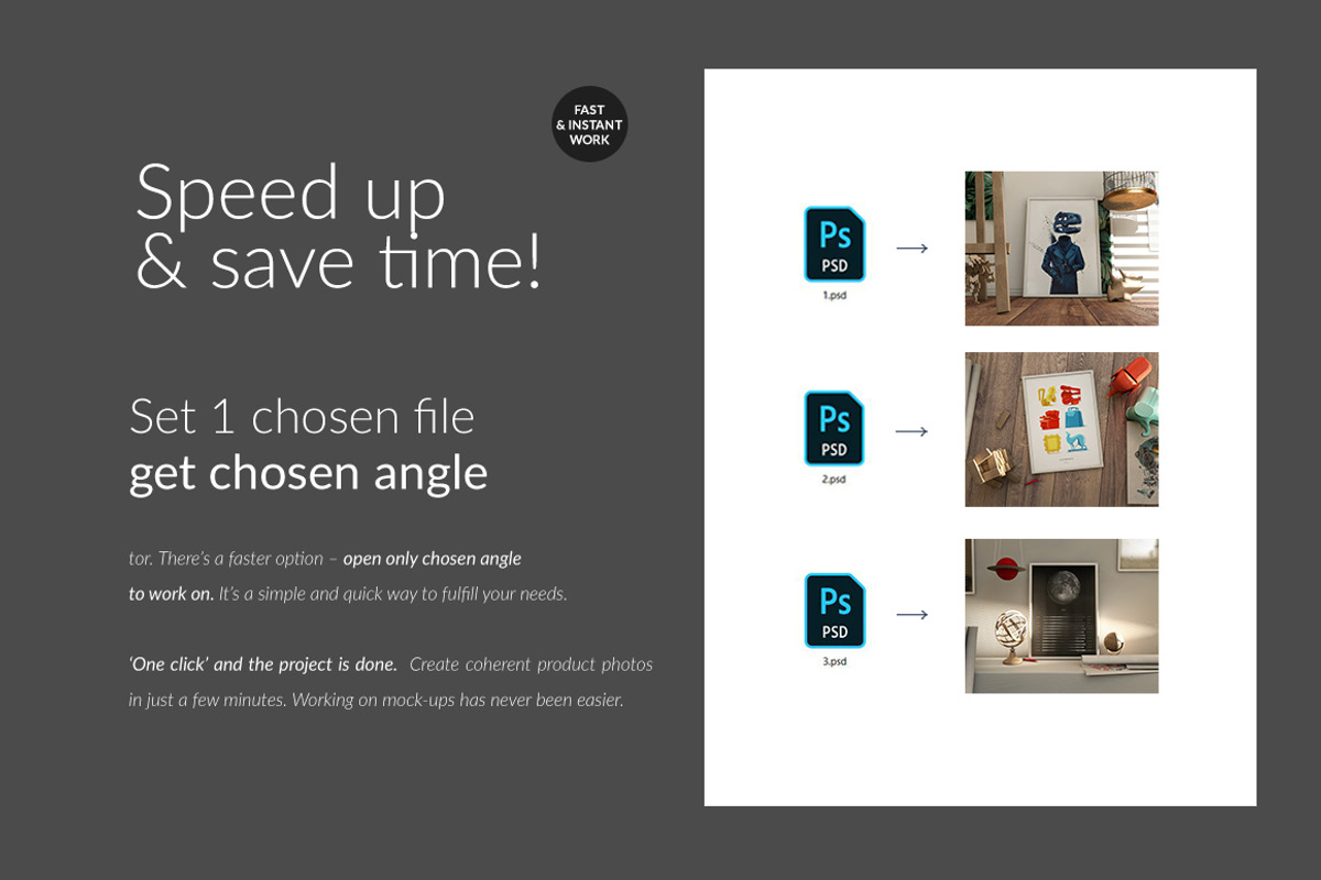 Artwork / Frames on Scenes Mock-ups, a Household Mockup by BlackMocca (Photo 7 of 18)