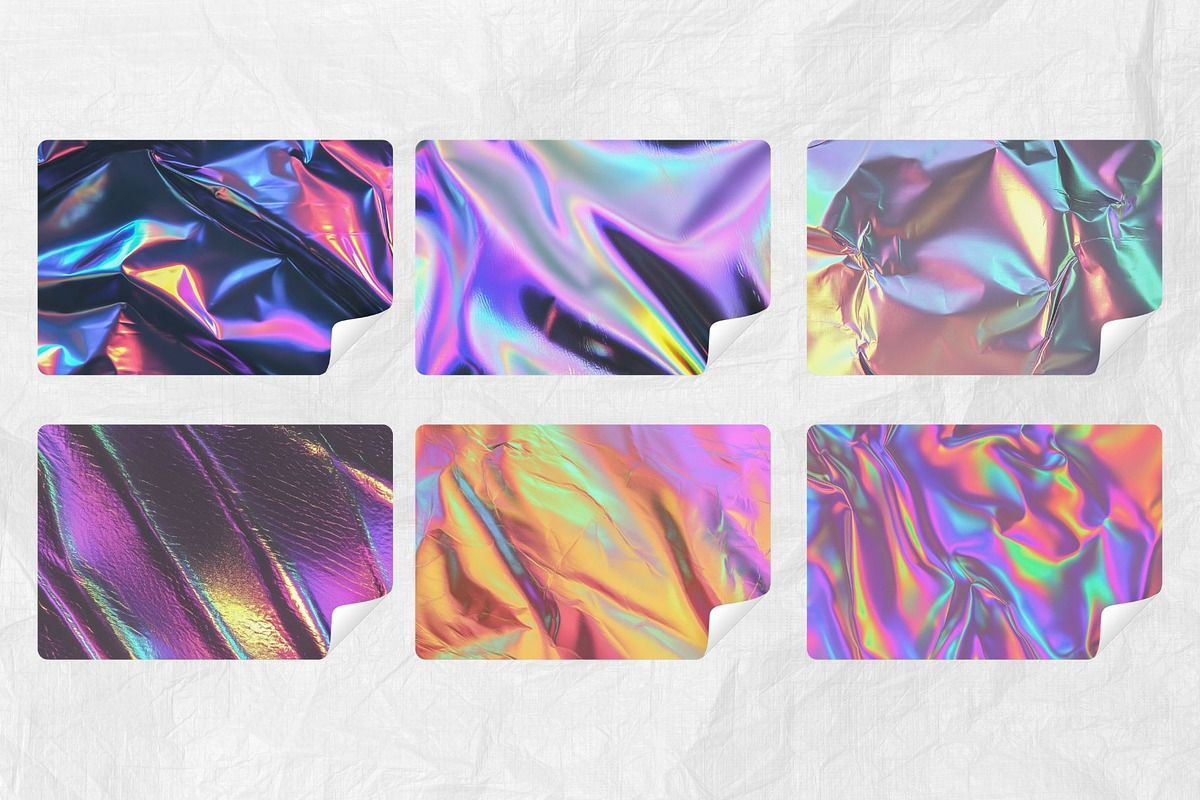 Prismatic Dreams Holographic, a Background Graphic by Anzhelika (Photo 4 of 10)