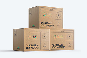 Cardboard Box Mockup