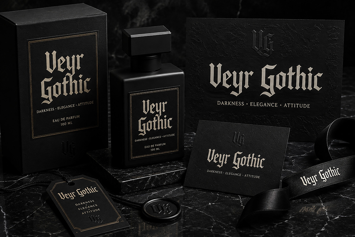 Veyr Gothic - Blackletter Font, a Blackletter Font by Wow Magic (Photo 3 of 6)