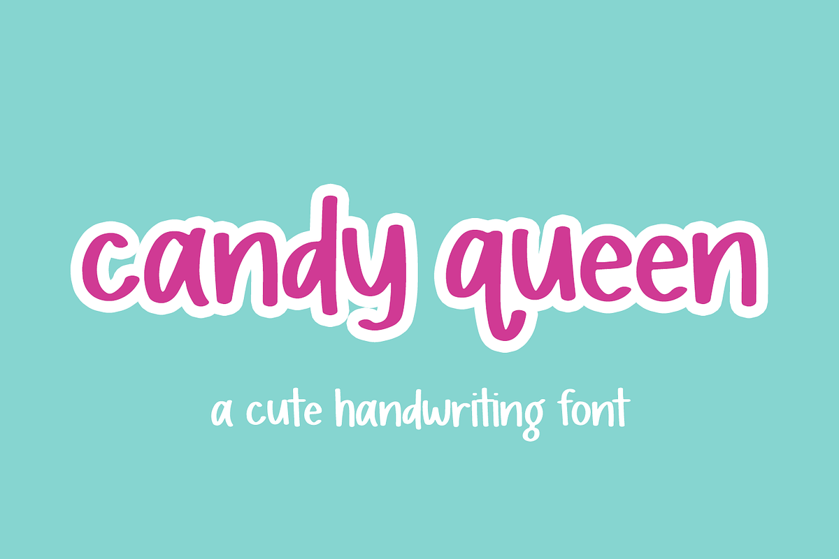 Candy Queen Sans, a Sans Serif Font by Beck McCormick (Photo 1 of 10)