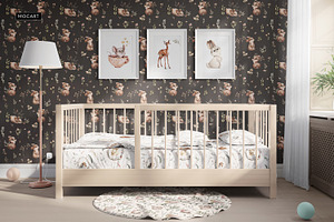 Kids Bedroom Mockup Set 1