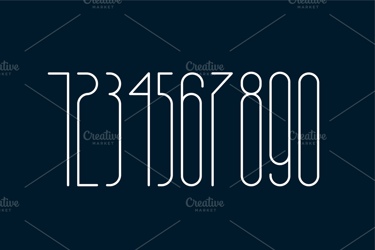 Vostok tall Font, a Sans Serif Font by Iryna Danyliuk (Photo 3 of 4)