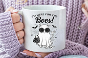 I'm Here for the Boos, Halloween PNG, an Illustration by Craft Nest (Thumbnail 4 of 6)